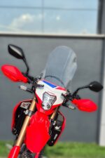 Honda CRF250L şeffaf tur camı 2023 2024 2025 uyumlu ön görünüş