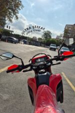 Honda CRF250L şeffaf tur camı 2023 2024 2025 uyumlu arka görünüş