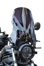 Kawasaki Eliminator 500 Babax Tur camı sol yan perspektif görünüş
