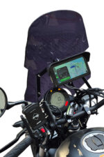 Kawasaki Eliminator 500 Babax Tur camı navigasyon barından görünüş3