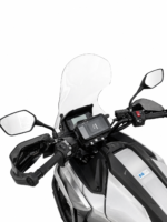 Honda NC750 uyumlu Babax tur camı, siperlik 2021,2022,2023,2024 uyumlu arka çapraz görünüş