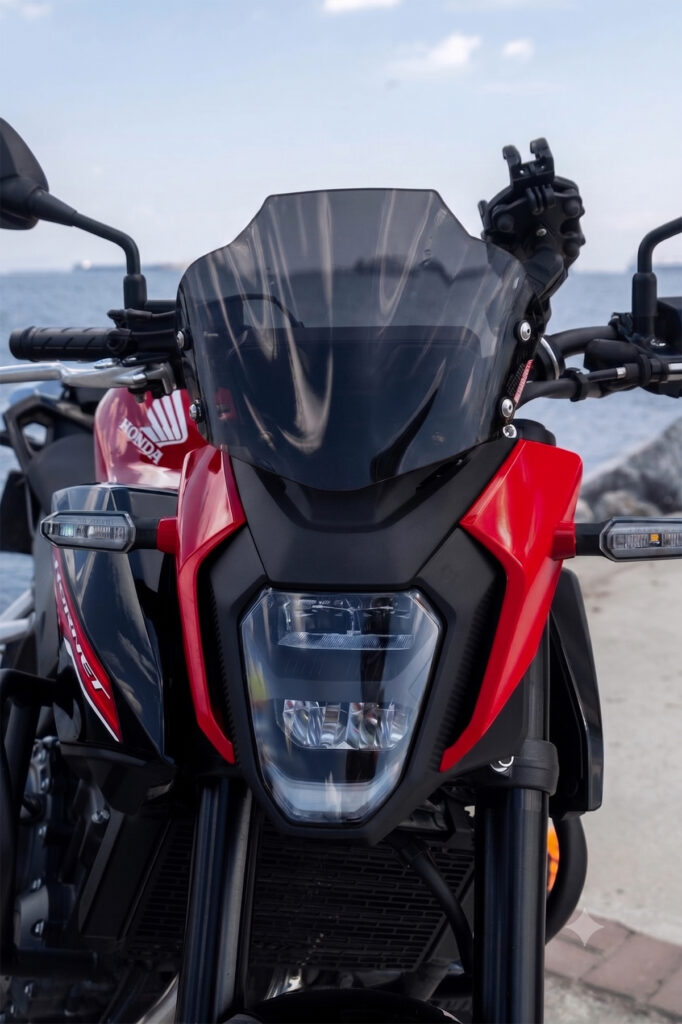 Honda Cb500 Uyumlu Kısa Füme Cam 1